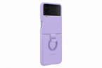 Samsung Z Flip4 Silicon Case With Ring, , hi-res